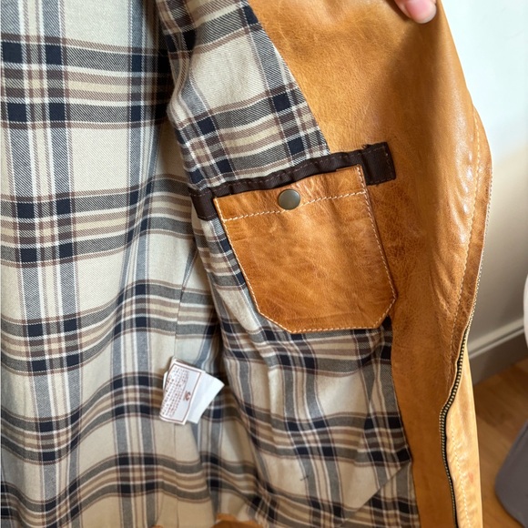 Belstaff Leather tan camel jacket - Picture 8 of 10